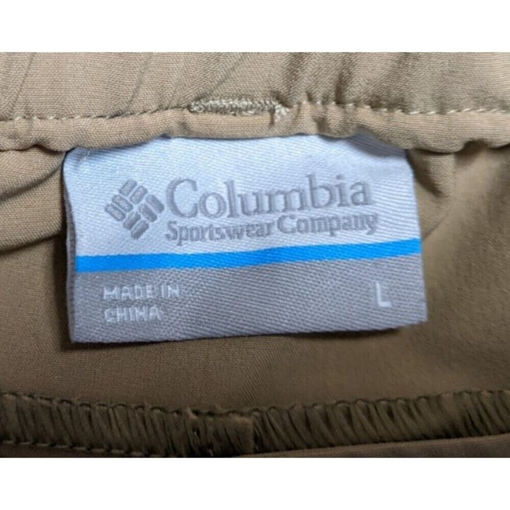 NEW~Kid's COLUMBIA OMNI-SHIELD Nylon Stretch Khaki Belted Long Pants Youths LG - Picture 12 of 13